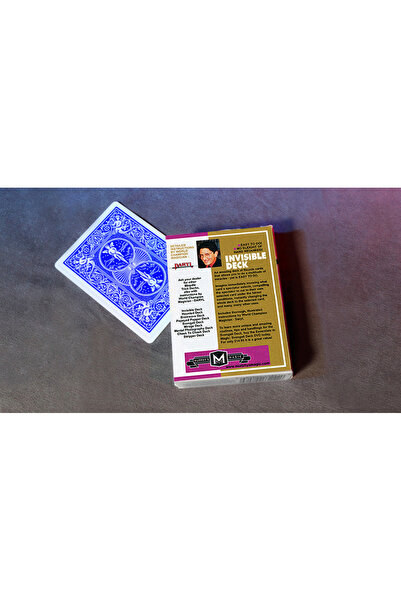 Derya Bilardo Invisible Deck Bicycle Mandolin Blue