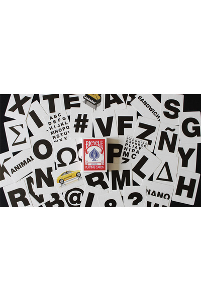Bicycle Special Letters Red Playing Cards