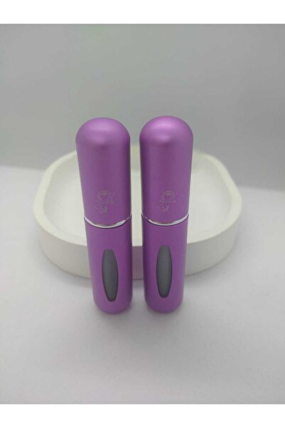 CUPPERA Gül Desenli Mini Seyahat Doldurulabilir, Taşınabilir Parfüm Sprey Şiş...