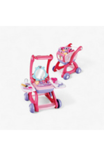 Generic Juniors 2-in-1 Vanity Transformable Cart Playset