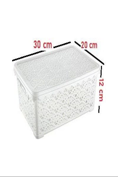 No8 Home Large motif covered box royaleks-tim136