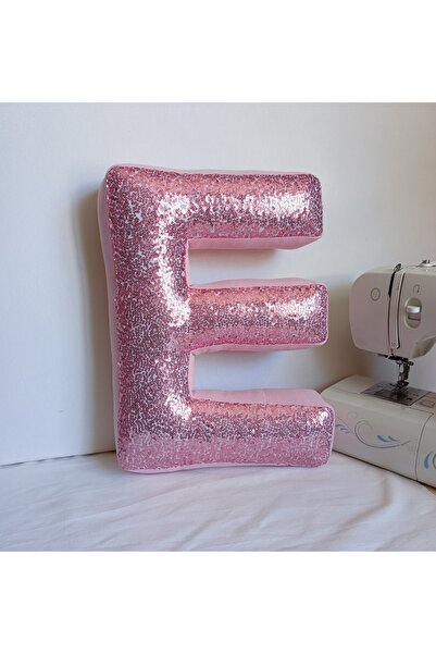 İDİLİNA PAYETLİ PUDRA P-''E'' HARF KIRLENT-YASTIK