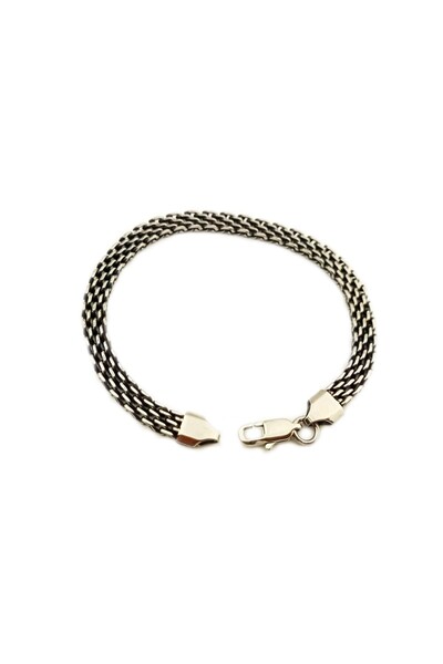 PİGADO 316L Stainless Steel Mesh Men's Bracelet