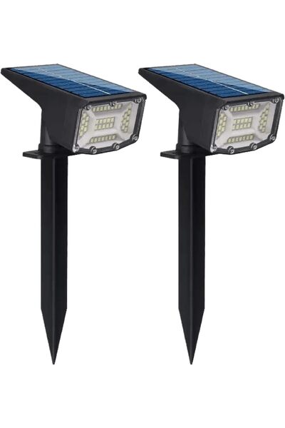Generic Garden Solar Light - Outdoor Waterproof IP65 Solar Powered LED Landscape Spotlight (pack of 2)