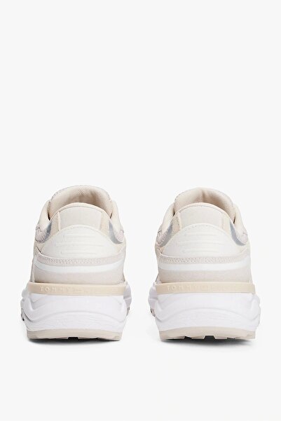 Tommy Hilfiger Th Modern Runner Women's White Sneaker with Sturdy Base Fw0Fw086920F6