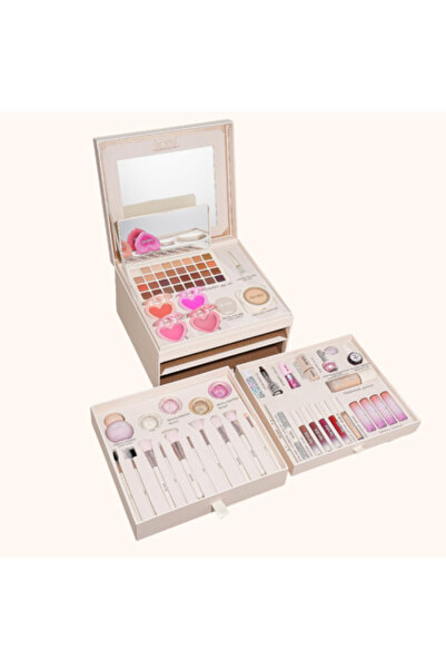 Farsali بوكس مكياج فرسلاي الجديد 2025 – طقم متكامل مع مرآة داخلية