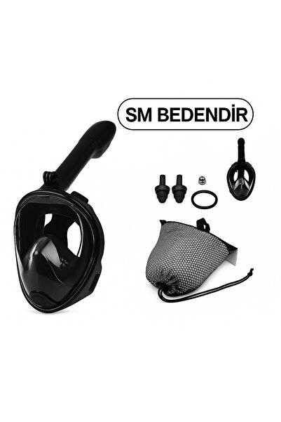 Havana SM Beden 360* Tam Yüz Dalış Maskesi Su Altı Keşif Dalış Maske Slikon Ş...