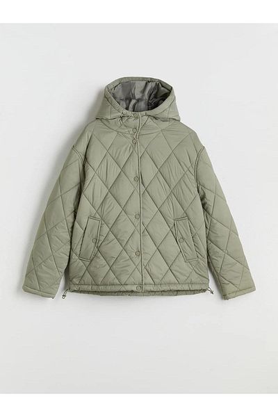 LC Waikiki Hooded Quilted Oversize Women's down Jacket (W5)