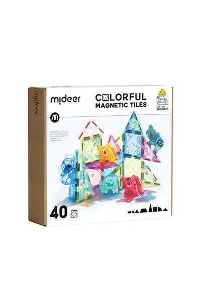 Mideer بلاط مغناطيسي ملون - الغابة السحرية