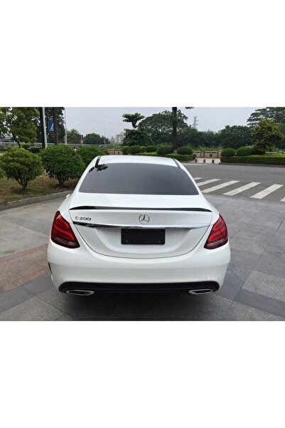 HYM TUNİNG Mercedes C Serisi w205 c63 Spoyler İnce Model, ABS Plastik Boyasız