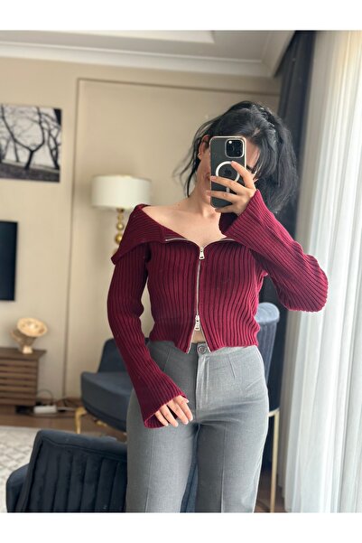 NEWCO Double Zipper Knitwear Sweater