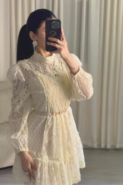 SELSAL Soft short lace dress