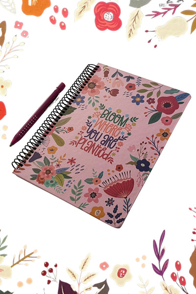 TREND16 دفتر ملاحظات بلوم بغطاء صلب حلزوني 17X24 مربع 96YP