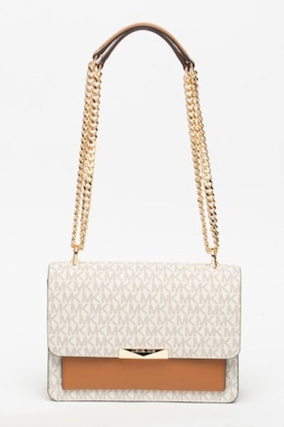 Michael Kors , Shoulder Bag with Logo Pattern Jade, Dusty White/Brown