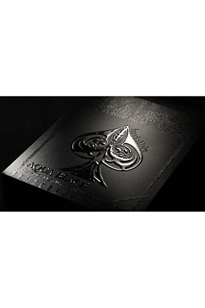Derya Bilardo بطاقات ألعاب Aqua Black غير المرئية – MakePlayingCards
