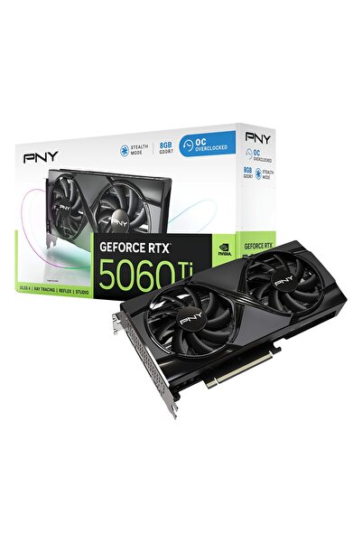 PNY Dual GeForce RTX 5060 Ti OC 8GB GDDR7 128Bit HDMI/DP Ekran Kartı