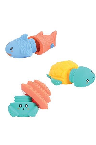 LUDI Set 3 aspersoare din silicon lavabile