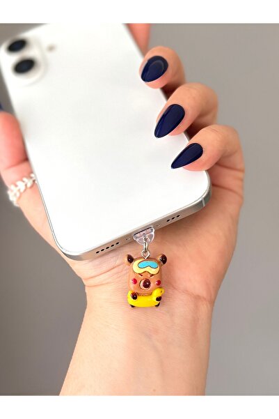 MİRAZ TASARIM KAPİBARA SEVİMLİ TYPC ŞARJ GİRİŞİ KORUMA / ŞARJ GİRİŞ KORUYUCU ...