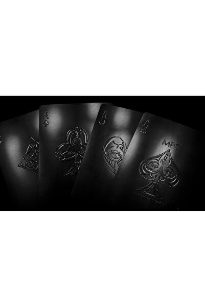 Derya Bilardo Aqua Black Invisible Playing Cards – Makeplayingcards
