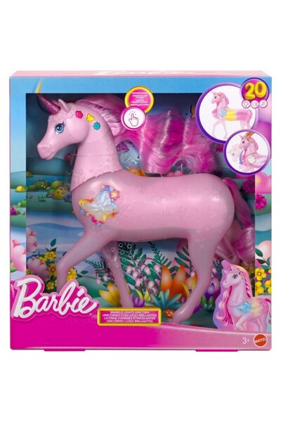 mattel Jednorožec Mattel, 20 kombinací světel a zvuků, růžový