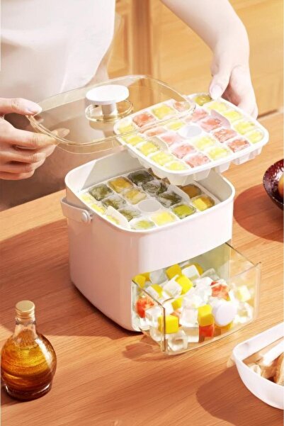 Riddex Buz Kalıp ve Saklama Kutusu – Kapaklı, Sızdırmaz, BPA’sız, Dondurucu U...