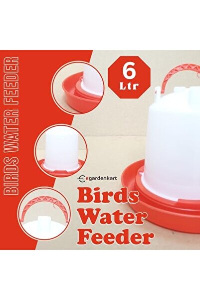 Egardenkart , Bird Water Feeder Outdoor - 6 Liter, Bird Feeder Outdoor | Bird Water Dispenser for all