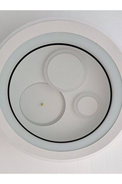 MAZEL AYDINLATMA Mazel Tavana Sabit Kumandalı Üç Renk Led Plafonyer Avize