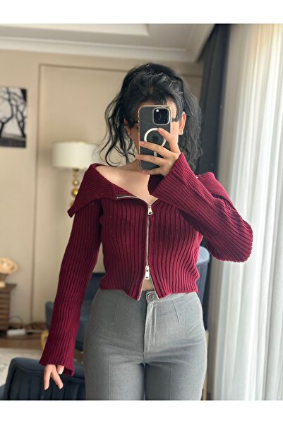 NEWCO Double Zipper Knitwear Sweater