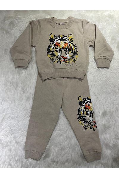 Burç Boy's Seasonal Printed Combed Cotton Children's Set