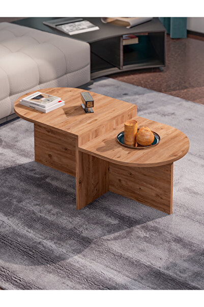 GOLDFALEZ Orta Sehpa Yan Sehpa Tekli Setro Atlantik Çam 9511