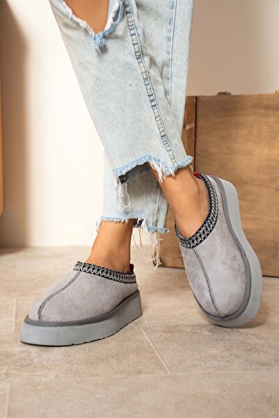 Sivarro Γυναικείες μπότες Tazzy Classic Suede Feather - Γκρι