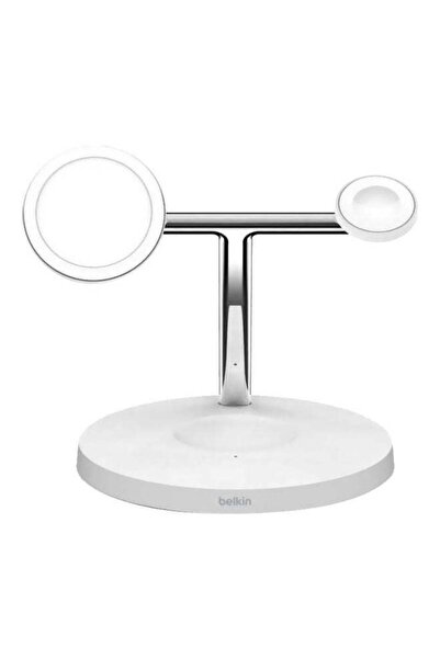 Belkin حامل شاحن لاسلكي BoostCharge Pro 3 في 1 مع MagSafe