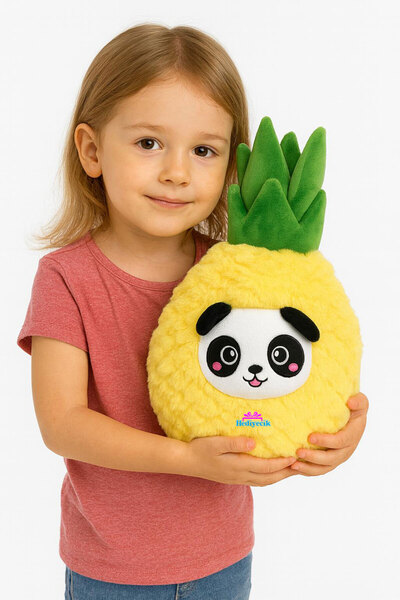 hediyecik Peluş Oyuncak Panda Ananas 35 Cm