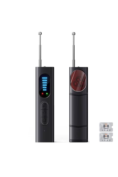 UnderShop Dispozitiv anti-supraveghere, detectare cameră și microfon, portabil, 5 niveluri de sensibilitate