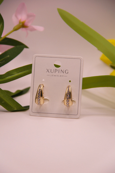 assa accessories Xupi̇ng 316L Steel Gold Plated Earrings Stainless – Tarnish and Water Resistant