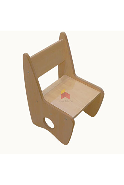 Home Decor Wooden Mocca Chair For Kids
