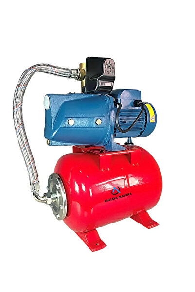 STANWER İbeltech 1hp 1'' Jet Pompalı 24 Litre Tanklı 5 Kat 5 Daireye Yeterli ...