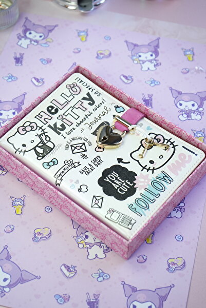 Victoria's Journals Hello Kitty Hush Hush Закритий зошит у клітинку – 160 аркушів, у коробці, спеціальний дизайн