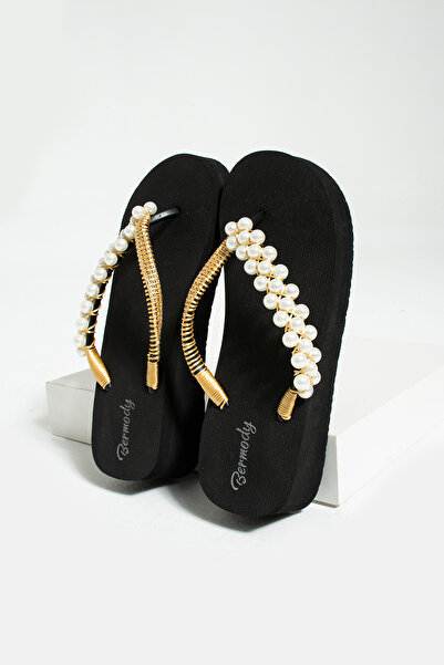 Khayt Sabrina Platform Stone Flip Flops Women's Slippers