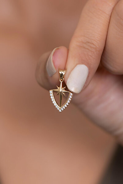 Bayar Gold 14 Ayar Altın Kuzey Yıldızı Kolye Ucu