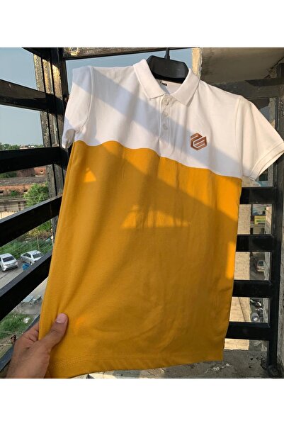 genric Premium Polo Shirt – PEM Signature Fit Yellow-White