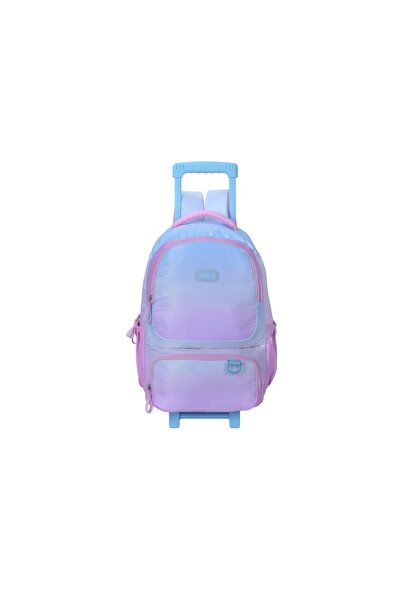 Pause TROLLEY 18" W/ PENCIL CASE Blue&Pink