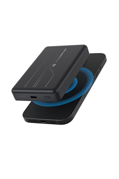 Vetter Baterie externa Wireless, Magnetica, 10.000mAh, Qi2 MagSafe, 15W, Elite 10s, Vetter, Dark Gray