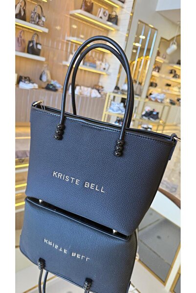 KRISTE BELL İthal Büyük Boy Fermuarlı Uzun Askılı Kadife Dokulu Kadın Çanta