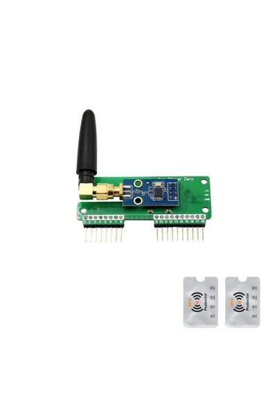 UnderShop External Module for Flipper Zero CC1011 - Extends Sub-GHz Range, 433Mhz Antenna, 2 RFID Protectors