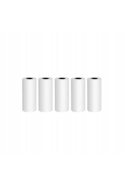 OEM Set 5 role de hartie imprimanta termica, alb