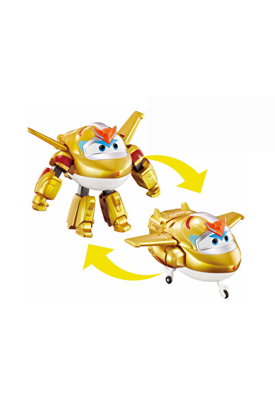 Feyza Oyuncak Super Wings Electric Heroes Dönüşen Golden Boy 12 Cm - Harika Kanatlar