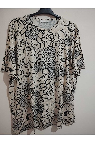 anne moda ankara Very Large Size, Super Quality Viscose, Summer, Short Sleeve, Buluz