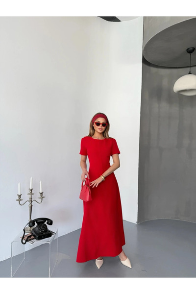 modabetce Half Zipper Women's Dress