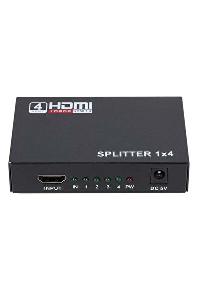 Zibox PowerMaster PM-12081 4 Port HDMI Splitter Dağıtıcı 1.4V 1080P 4KX2K